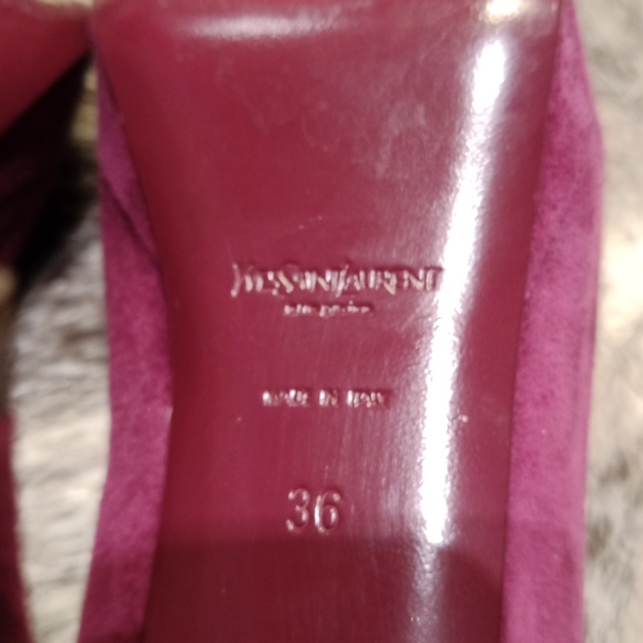 Yves Saint Laurent suede heels - Picture 6 of 16